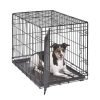 MidWest Homes for Pets Newly Enhanced Single & Double Door iCrate Dog